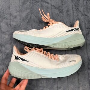 Altra Vanish Carbon Running Shoes Women 9.5 White Coral Carbon Plate AL0A82CJ110